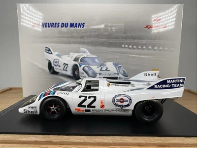 1/18 Spark 1971 Martini Porsche 917K Marko Van Lennep LeMans ¡Gana 18LM71! Foto 1 de 4