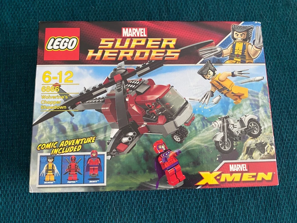LEGO X-MEN - Wolverine’s Chopper Showdown 6866 - Complete Set Unopened - image 1 of 4