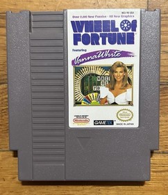 Nintendo NES Game Wheel of Fortune featuring Vanna White