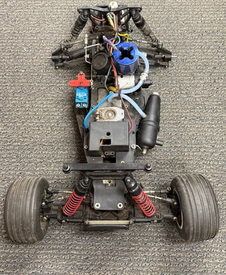 Traxxas Nitro Rustler Stadium Truck RC Remote Control 1/10th Scale Parts Truck - Image 1 of 4