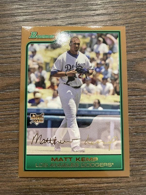 2006 Bowman Draft Picks & Prospects #BDP1 Matt Kemp Gold - Image 1 of 2