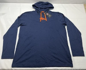 NWT Nike Denver Broncos On-Field Workout Sweatshirt Hoodie - Men's Medium Logo - Picture 1 of 11