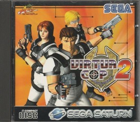 VIRTUA COP 2 SEGA SATURN GAME - WITH MANUAL