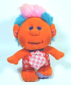 Playskool Vintage 1989 Hobnobins 9" Cugino Tacky Troll Peluche - Foto 1 di 5