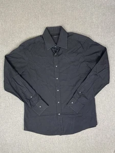 Gucci camicia con bottoni uomo jacquard media nera manica lunga italiana - Foto 1 di 15