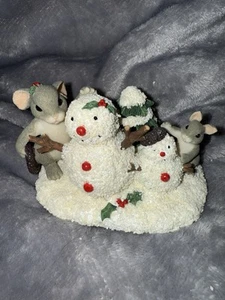 Charming Tails Figurine  “Just The Right Size”Figurine Fitz & Floyd 87/209 - Picture 1 of 5