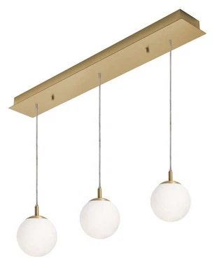 Colgante Lineal AFX LRTP07MBLNR3 Loretto 3 Luces 36"W - Latón Foto 1 de 4