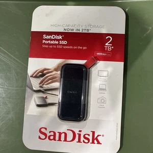 SanDisk 2TB Portable SSD External Solid State Drive 800MB/s - SDSSDE30-2T00-ABJS - Picture 1 of 4