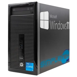 HP 400 G1 MT i5 16GB 480GB WINDOWS 11 PRO FESTNETZ PC RS232 MIT DESKTOP DVD-RW CD - Bild 1 von 4