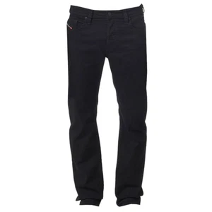 Diesel Larkee-X Straight Fit Black Jeans - Foto 1 di 3