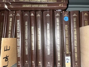 Louis L’Amour Collection Leatherette Lot of 10 Books Great reading Rough Cover E - Picture 1 of 3