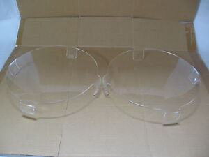 AFTERMARKET CLEAR COVERS  TO SUIT LIGHTFORCE 240 XGT DRIVING LIGHTS **NEW**