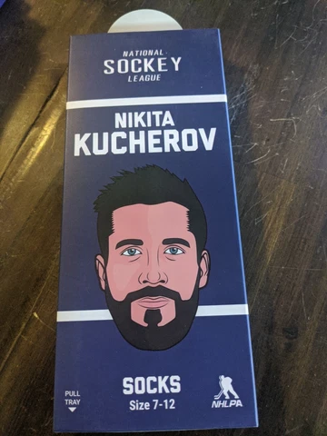 Nikita Kucherov Sockey SOCKS sz 7 - 12 Tampa Bay Lightning NHL Cover