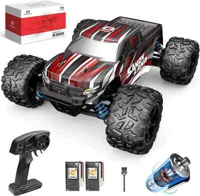 DEERC 9300 4WD RC Car 1:18 Scale High Speed 40+ MPH Off Road Trucks for Boy Girl - Image 1 of 4