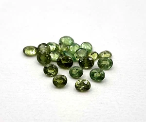 Natural Demantoid Garnet Oval Cut Loose Gemstone Lot 3 Pcs 4*5 MM 1.50 CT - Picture 1 of 6