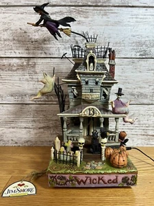 Jim Shore WICKED Deluxe Haunted House #4010356 with Sound/Light in Box - Picture 1 of 16