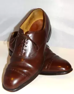 Zapatos de vestir Oxford vintage Allen Edmonds Fifth Avenue con puntera talla 9,5 EEE - Imagen 1 de 8