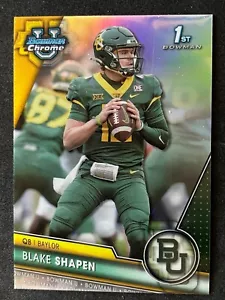 2023 Bowman Chrome University 1st Bowman Refractor Blake Shapen Baylor - Picture 1 of 1