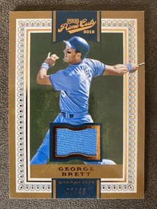 2016 Panini Prime Cuts #90 George Brett Jersey Relic Ser #ed 47/49