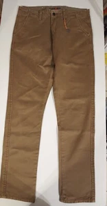 Storm Jeans Men's W:32 L:32 Light Gold Cotton STORM JEANS Zip/Button 4 Pockets - Picture 1 of 18
