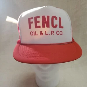 Vintage Werbung FENCL OIL & LP CO Protivin, IA Snapback Trucker Mütze Kappe - Bild 1 von 6