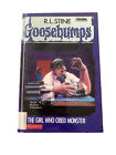 Livre Goosebumps #8 The Girl Who Cried Monster 1993 première impression couverture rigide