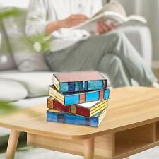 Glass NightStand Desk Book Lamps Handcrafted for Living Room Library Bedroom