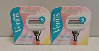 Venus Gillette Extra Smooth Razor blades 5 blade system 3pack x 2 = 6 blades