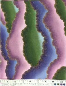 Kimono Collection 1 yd Hoffman Cotton Sew Quilt Craft Fabrics Gold Accents - Picture 1 of 2