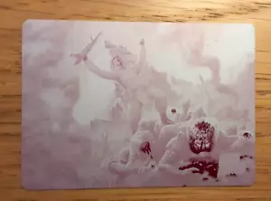 Mars attacks 2013 MAGENTA printing plate card 45 TURNING THE TIDE. - Picture 1 of 2