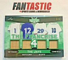 2021 Leaf Lumber Franchise Four EMERALD Relic /4 Fernandez Alomar Carter Wells