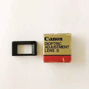 Canon +2.0 Dioptric Adjustment Lens S correctly lens diopter for AE-1 A1 Cameras - Picture 1 of 11