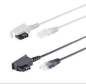 Telefon Kabel DSL VDSL Kabel TAE F Stecker auf RJ45 Stecker Router DSL Kabel