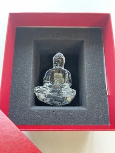 Baccarat Crystal Buddha "Little Buddha" Figurine Clear Excellent Condition - Picture 1 of 13