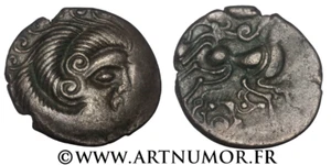 CORIOSOLITES - STATÈRE DE BILLON - Picture 1 of 1