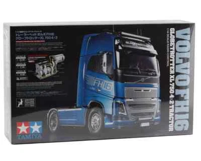 Tamiya 1/14 Volvo FH16 Globetrotter XL 750 4x2 Semi Truck Kit (Blue) TAM56375 - Image 1 of 4