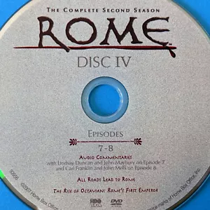 HBO’s ROME Season 2 DISC 4 DVD REPLACEMENT only - single Disc iv only 2nd second - Picture 1 of 5