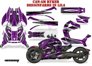 KIT GRÁFICO DE DECORACIÓN DE CARRERAS AMR CAN-AM RYKER SPYDER RS/RSS, RT/RT-S, F3 VENOM B - Imagen 1 de 9