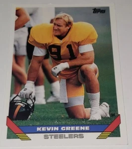 1993 Topps Kevin Greene #640 Pittsburgh Steelers Football 🏈 Sports Trading Card - Picture 1 of 14