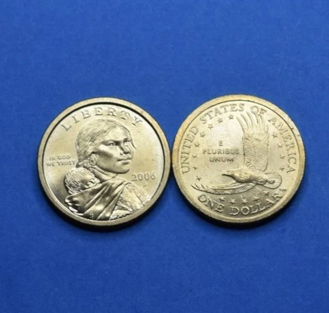 2006 D Sacagawea Native American Golden Dollar Cover