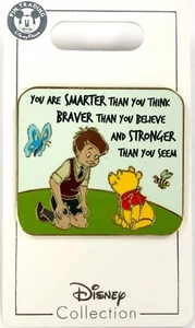 Disney Parks - Winnie The Pooh You Are Smarter Than You Think - Pin On Card! - Picture 1 of 1