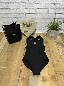 LULULEMON City One-Piece Swimsuit Black Sz 4 - Bild 1 von 12
