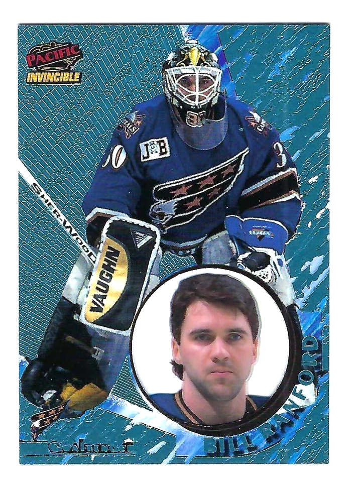 Bill Ranford 1997-98 Pacific Invincible Ice Blue #150 Washington Capitals - Image 1 of 2