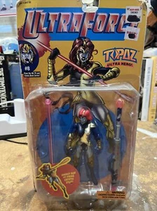 Vintage Galoob ULTRAFORCE TOPAZ Actionfigur 1995 versiegelt MOC - Bild 1 von 7