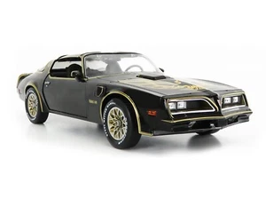 1977 PONTIAC FIREBIRD T/A STARLITE NERO GOLDEN EAGLE CAPPUCCIO SCALA 1:18 GREENLIGHT - Foto 1 di 4