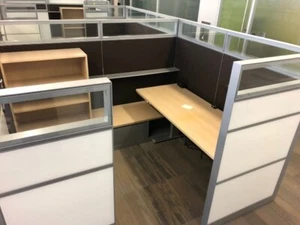 Steelcase Montage 8x7 Used Cubicles - Picture 1 of 5