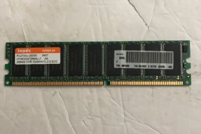HYNIX IBM 128MB DDR 266Mhz PC2100 NON ECC Unbuffered RAM Memory 33L3303 - Image 1 of 2