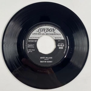 Martin Denny Quiet Village Original London Label Vinyl 45 (1958 London HLU 8860) - Picture 1 of 3