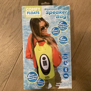 Neu COMFY FLOATS BLUETOOTH SCHWIMMENDER LAUTSPRECHER WASSERDICHTE TASCHE SOLARBETRIEBENER POOL - Bild 1 von 5