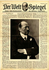 Emil von Behring verstorben Todesnachricht Titelblatt vom 5.April 1917